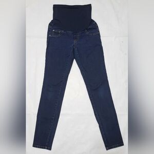Oh Baby By Motherhood Maternity Size S Skinny Dark Denim Jeans Casual Neutral
